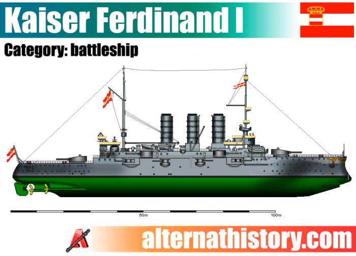 Флот германской империи в мире царя алексея петровича. броненосцы типа «кайзер фердинанд i».