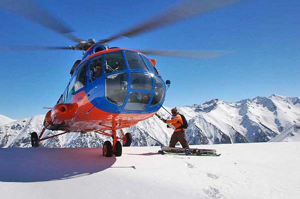 Хели-ски - горнолыжное катание по снежной целине часть 3