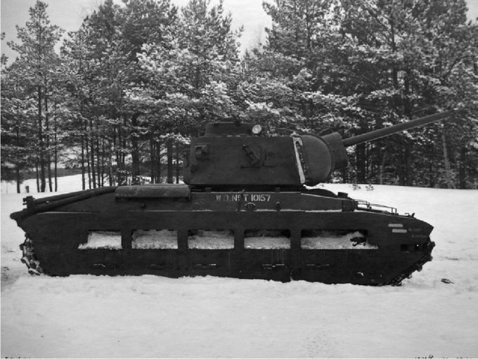 Испытано в ссср. вооружение пехотного танка matilda iii советской 76,2-мм пушкой ф-96