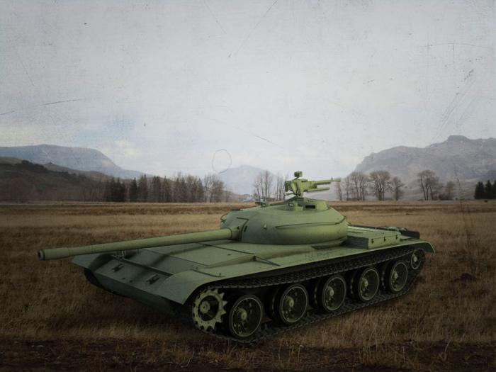 Конкурент т-55. альтернативный танк т-49. ссср