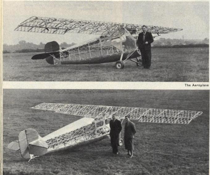 Легкий самолет taylor t.e.2 experimental. великобритания