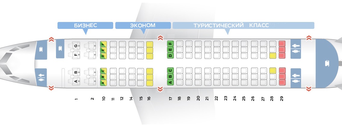 Лучшие места салона самолета boeing 737-300 — bulgaria air