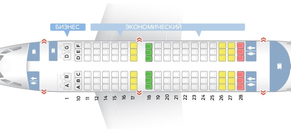 Лучшие места салона самолета boeing 737-500 — белавиа