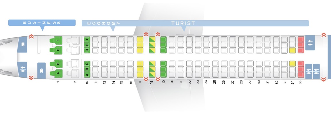 Лучшие места салона самолета boeing 737-800 — глобус