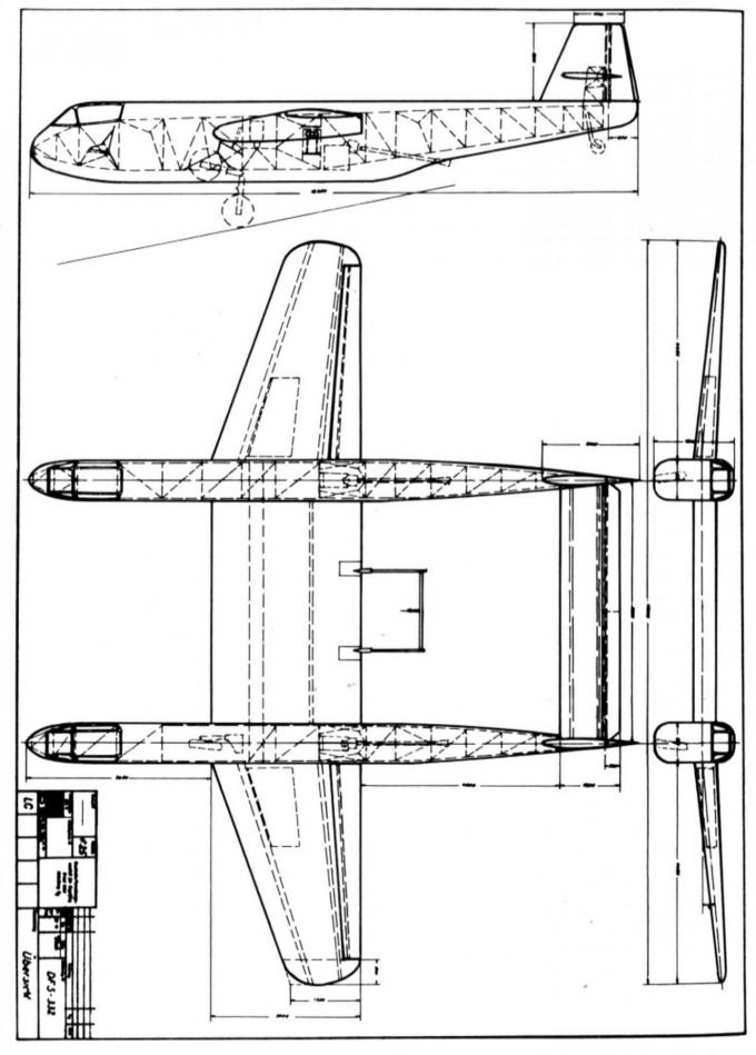 Опытные самолёты dfs 332 v1 и v2. германия