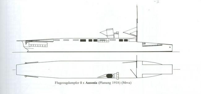 Первые проекты авианосцев: несостоявшийся авианосец кайзера «ausonia»