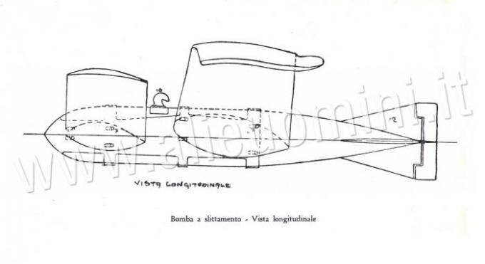 Планирующая авиационная бомба конструкции алессандро гуидони