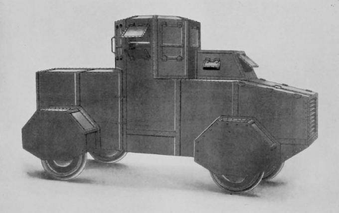 Проект бронеавтомобиля bethlehem steel armored car. сша