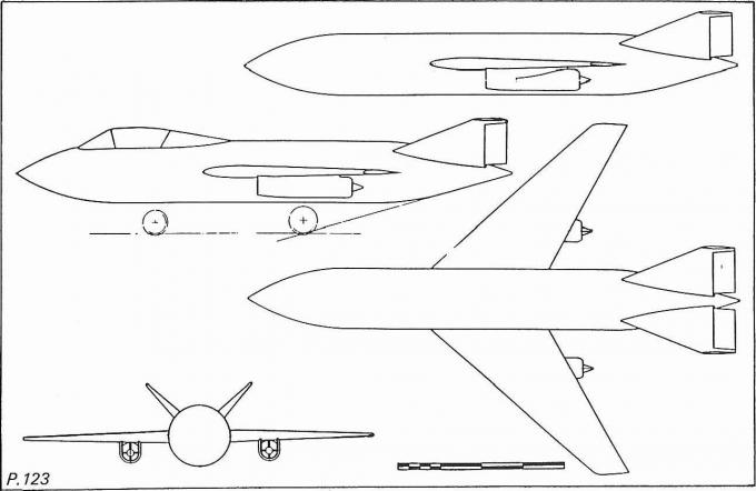 Проект крылатой ракеты boulton-paul p.123. великобритания