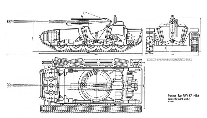 Проект среднего танка «рабочей группы с». германия