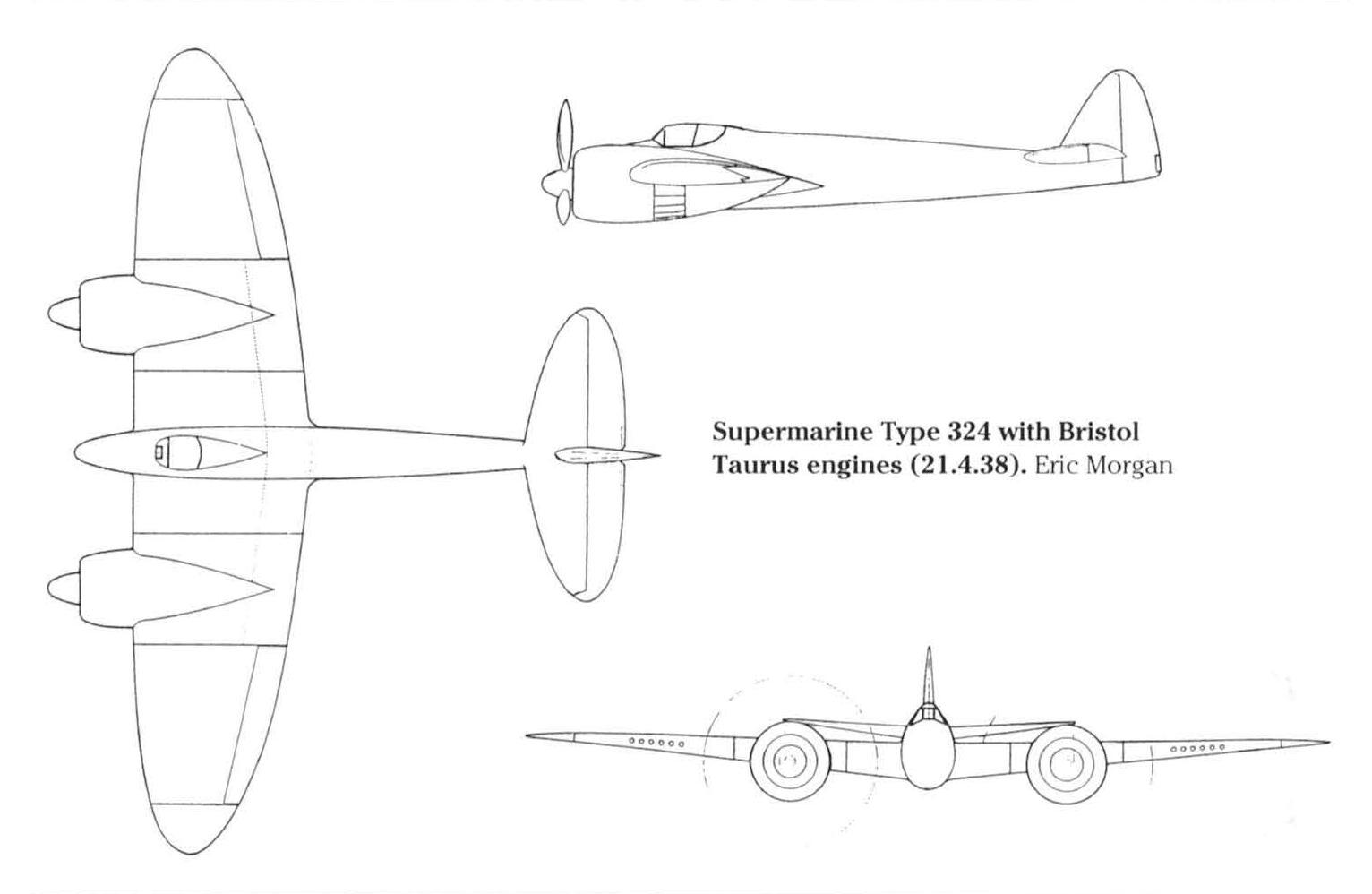 Проект тяжелого истребителя supermarine 324. великобритания