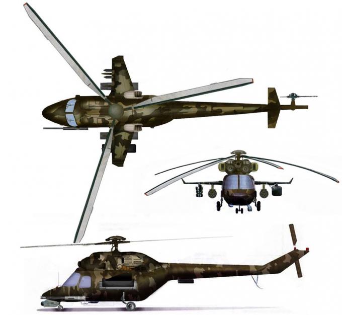 Проект ударного вертолета на базе ми-2. украина