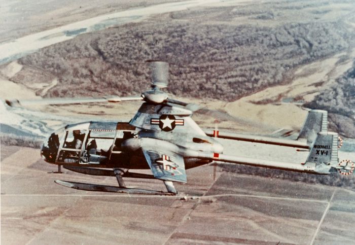Вертолёт mcdonnell xv-1. технические характеристики. фото.